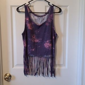 Fringe Tank Top NWOT